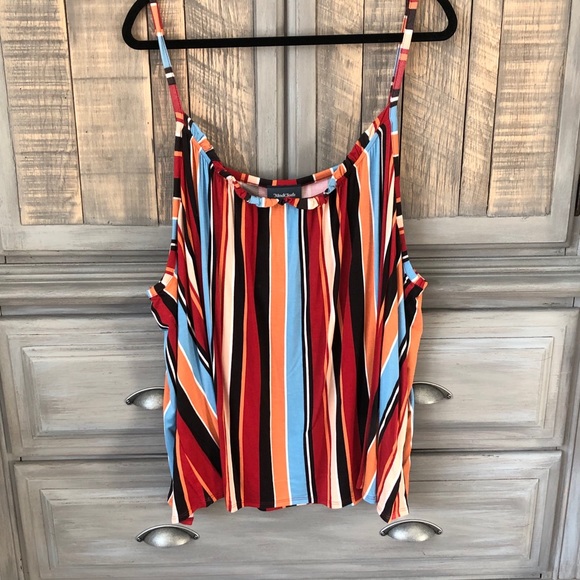 ModCloth Tank multicolor stripes - Picture 6 of 11